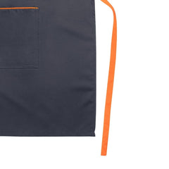 Avental Poliéster Cinza Para Jardinagem 2 Bolsos Ajustável Cintura Proteção e Conforto Tramontina