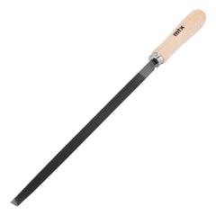 Lima Triangular Bastarda 12'' 300mm Cabo Madeira Aço Carbono MTX