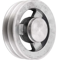 Polia alumínio 160mm 2 canais perfil b Vonder