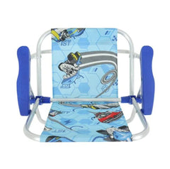 Cadeira Infantil Aluminio Hot Wheels Azul Bel