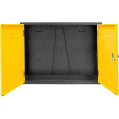 Armário Superior Modular Vonder Aéreo 30kg Aço Preto Amarelo