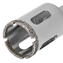 Broca Diamantada Para Vidro 25mm Haste Triangular Mtx 726259 Furos Precisos Sem Lascas