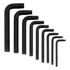 Jogo De Chave Torx 9 Peças T10-T50 Fosfatizado Com Anel Sparta 1126675