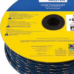 Corda Trançada Pet 6mm 150m 265,4kgf Tramontina Master Resistente