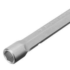 Chave Sextavada Tubular CrV 10-11mm Reforçada 130mm Cromado Stels 1376955