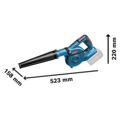 Soprador De Ar Bosch Gbl 18V-120 270Km/H Sem Bateria