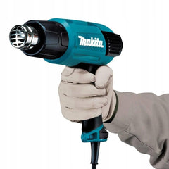 Soprador Térmico 1800W 600°C Com Maleta 2 Níveis de Temperatura e 3 Velocidades HG6030K 220V Makita