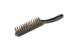 Escova manual aço 5 fileiras cabo plástico Vonder
