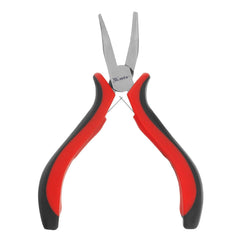 Mini Alicate Bico Meia Cana Curvo Niquelado 5'' 130mm Cabo Dupla Injeção MTX Auto-Liberação