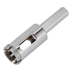Broca Diamantada Para Vidro 18 X 67mm Haste Sextavada MTX Furos Precisos Sem Lascas