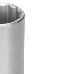 Soquete Estriado Longo 1/2'' Aço Cromo Vanádio 1'' Encaixe Tramontina PRO