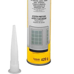 Selante Poliuretano Pu40 420G Branco Vonder Alongamento 500% Vedação Flexível
