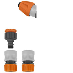 Conjunto Irrigação Tramontina 4 Peças Engate Rápido Hidropistola Alta Eficiência