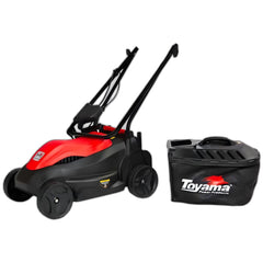 Cortador de Grama Elétrico Toyama TLM320E1-X 1000W 220V Corte 32cm com Recolhedor Rígido 30 Litros Jardim Residencial