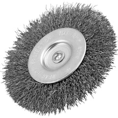 Escova Circular 4X1/2'' Haste 1/4'' 4500Rpm Aço Inox Ondulado Vonder