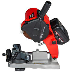 Afiador de Corrente Motosserra a Bateria Toyama TBT18TCHS4.1 18V Disco 4.1mm Kit Bateria 2.0Ah Carregador Incluso
