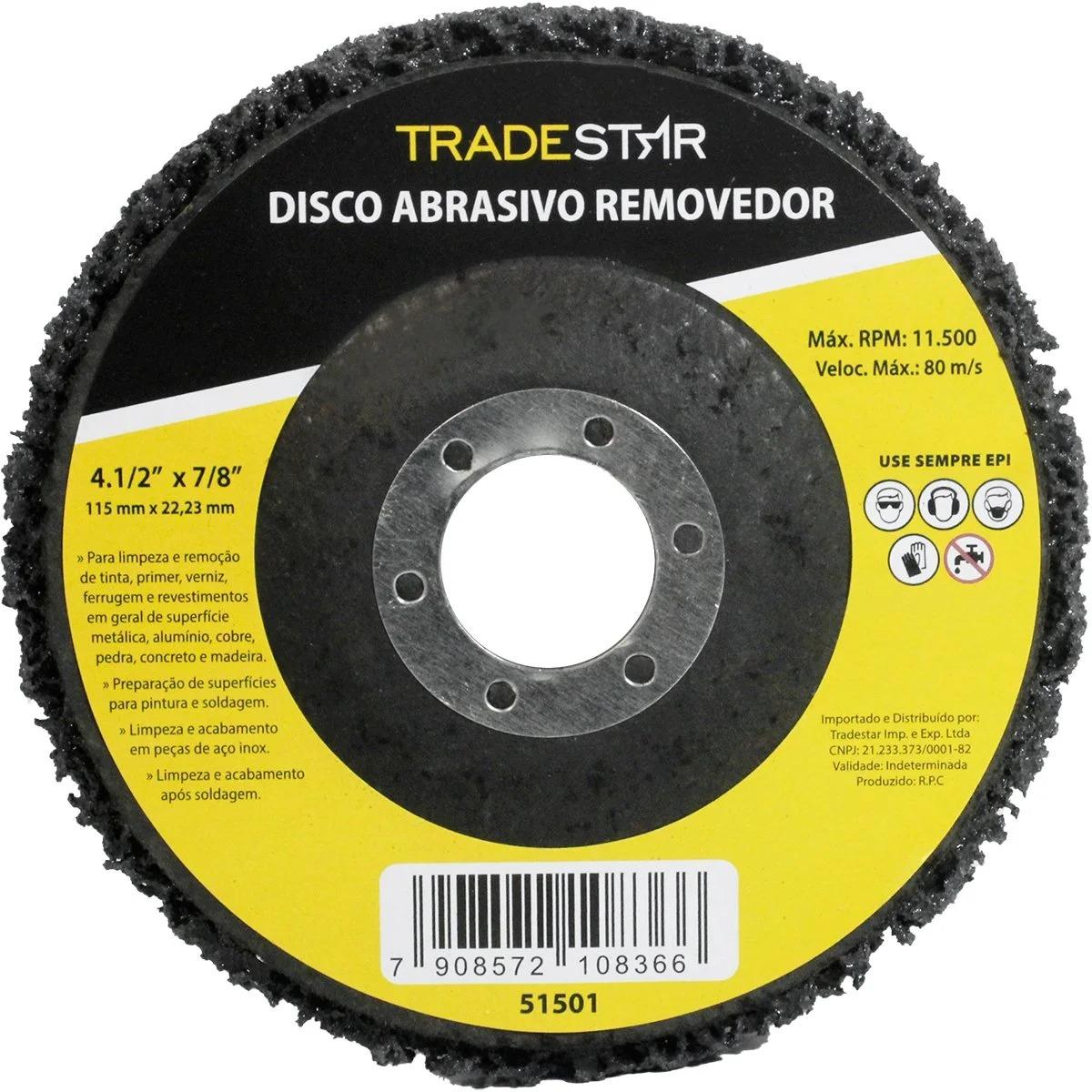 Disco Abrasivo Removedor 115 x 22,23 mm Tradestar