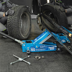 Macaco Hidráulico Jacaré 3T Elevação Rápida 130-465mm Profissional Stels 5113355