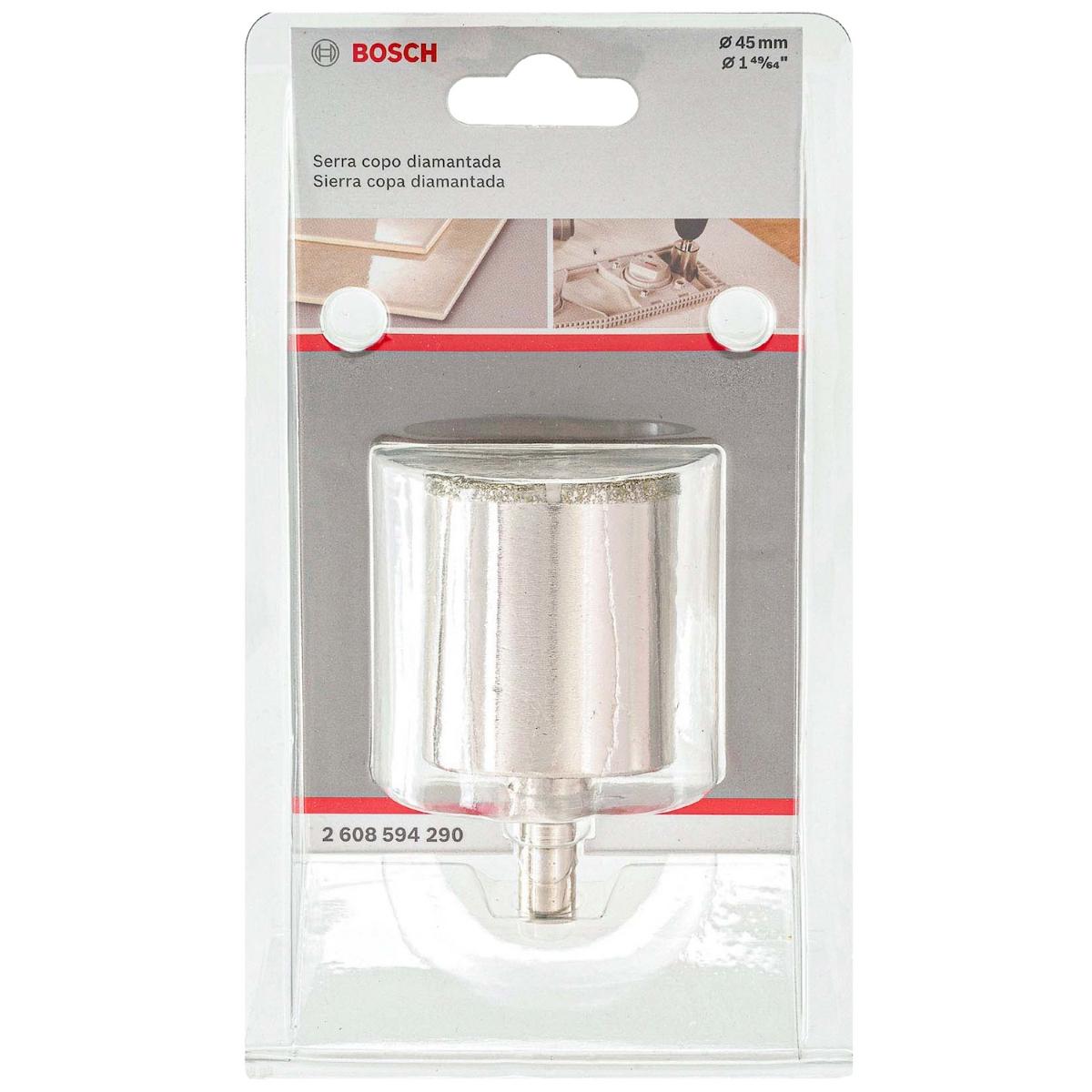 Serra Copo Diamantada Bosch Standard 45 mm 1 49/64''
