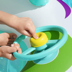 Bote Infantil Espaçonave Bel com Proteção UV e Volante Buzina