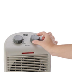 Aquecedor de Ambientes Elétrico Portátil 3 em 1 2000W Triplo Sistema de Segurança WAP AIR HEAT 127V