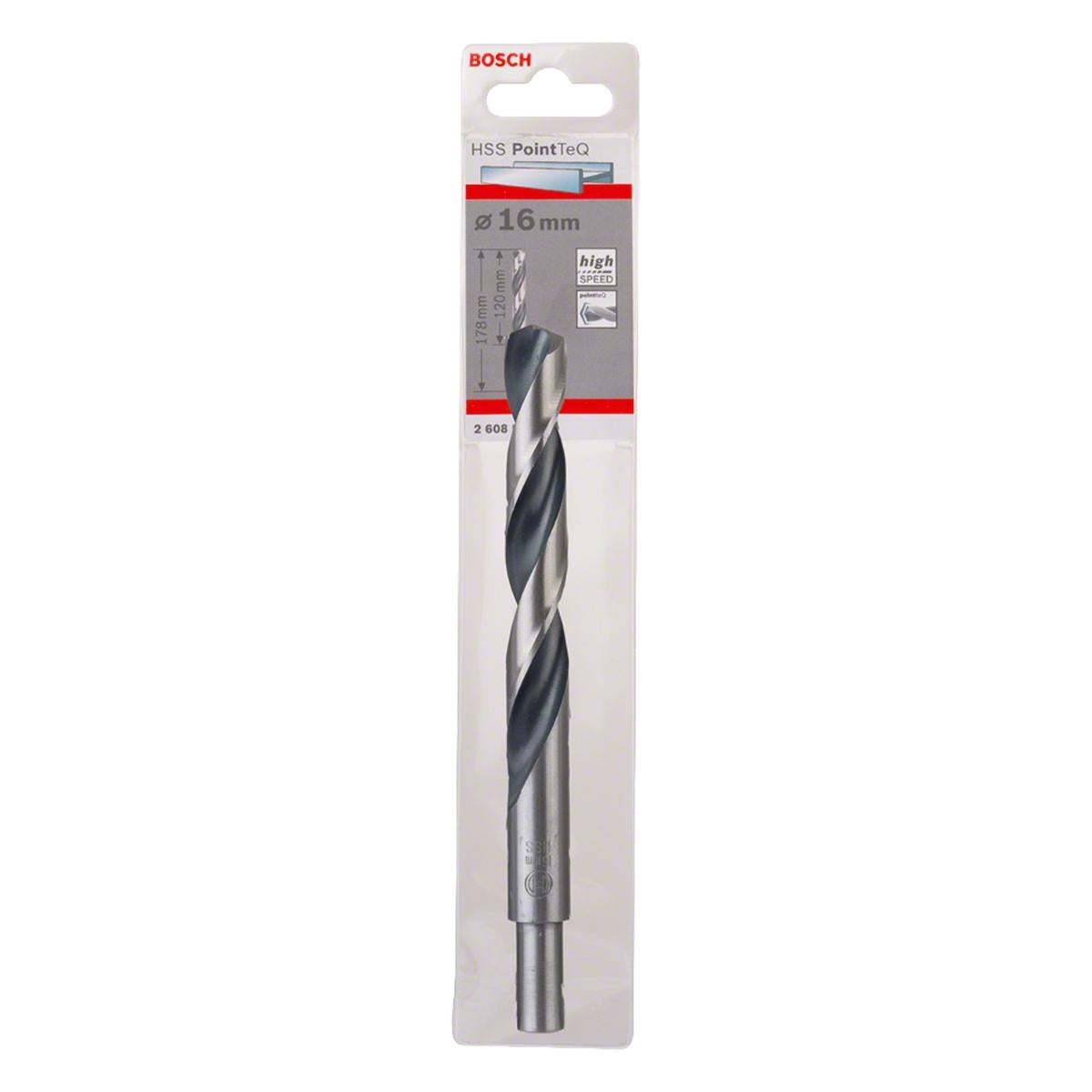 Broca Para Metal Bosch Aço Rápido Hss-Pointteq 16,0mm