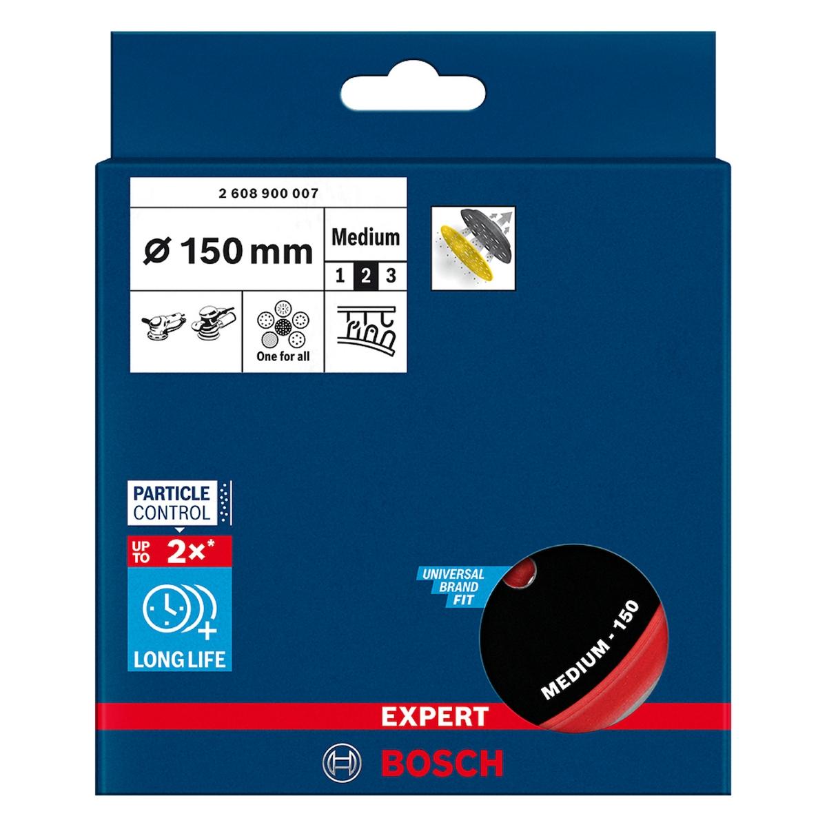 Prato Autoaderente Bosch Expert 150mm Encaixe Universal