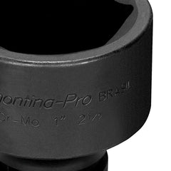 Soquete de Impacto Sextavado 2.3/16'' Encaixe 1'' Aço Cromo Molibdênio Tramontina PRO Durável
