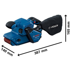 Lixadeira De Cinta Bosch Gbs 750 220V 850W Com Coletor De Pó