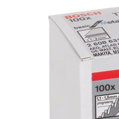 Lâmina Serra Tico Tico Bosch T118A Basic For Metal 100 Peças