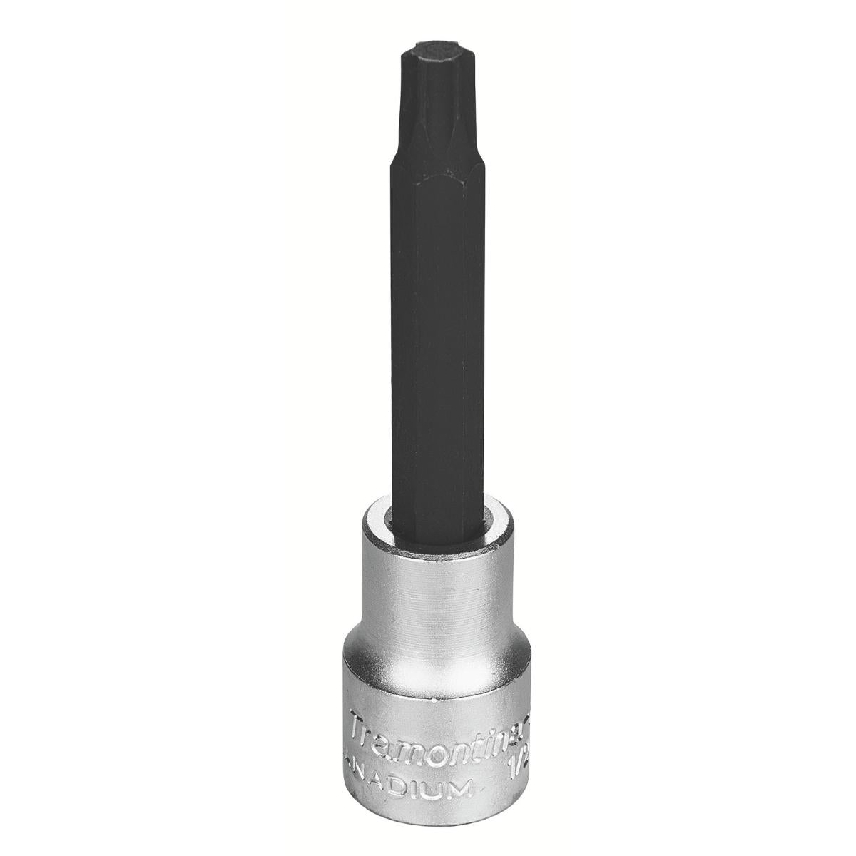 Soquete Aço Cromo Vanádio 1/2'' Ponta Trafix Longa T50 Tramontina PRO