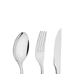Faqueiro Tramontina Havaí 24 Peças Aço Inox Com Facas Para Churrasco Brilho