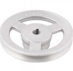 Polia Alumínio 1 Canal Perfil A 150mm com Furo 5/8" - Vonder