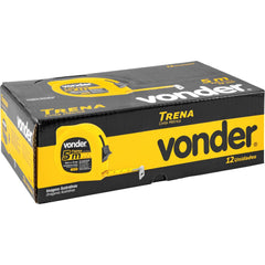 Trena Curta de Aço 5 M x 19 mm Caixa com 12 Vonder