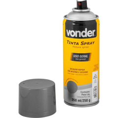 Tinta Spray Acrílica Grafite 350ML/250G Vonder