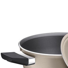 Caçarola Tramontina Spezia Induction 24 cm 4.3 Litros 3 mm Antiaderente Starflon Excellent Areia