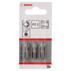 Ponta Para Parafusar Bosch Extra Hard Pz2 25mm Pozidriv 3U