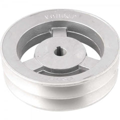 Polia Alumínio 2 Canais Perfil B 150mm com Furo 5/8" Vonder