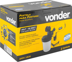 Pistola Pintura Intercambiável 18V s/ Bat s/ Carreg Vonder