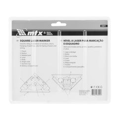 Nível a Laser Marcação e Esquadro 10m MTX 350079 8h de Bateria