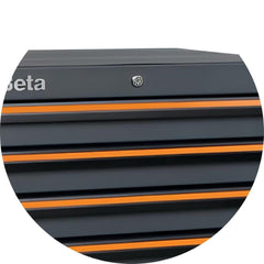 Carrinho de Ferramentas 7 Gavetas Protegidas por Tapete Interno Fechadura e Alças C45PRO C7 Beta