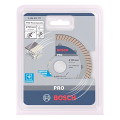 Disco Diamantado Bosch Pro Porcelanato Turbo 105 X 20mm