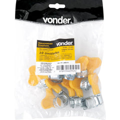 Abraçadeira Borboleta 8 mm à 12 mm com 10 peças Vonder