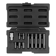 Jogo de Bits Spline Stels 11 Peças 1/2'' Cromo Vanádio 75mm Caixa Plástico Profissional