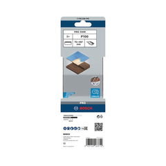 Cinta De Lixa Bosch Pro X440 75X457mm Grano 100 3Un
