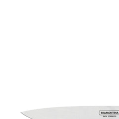 Kit Para Churrasco Tramontina 3 Peças Aço Inox Cabo Polywood Vermelho Com Tábua De Madeira