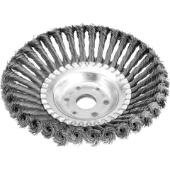 Escova Copo 200Mm Aço Torcido Para Rocadeira Vonder 25,4Mm 40Mm 6500/Min 1,2Kg