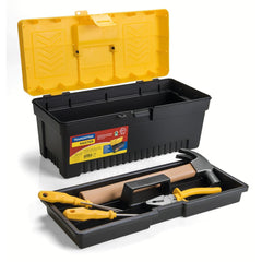 Caixa Plástica Para Ferramentas 17'' Tramontina Master Com Bandeja Removível 10kg