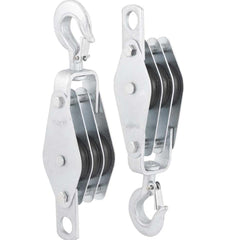 Moitão cadernal 970kg 3 roldanas 60x12,7mm c/ 2 peças Vonder