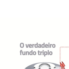 Caçarola Rasa Tramontina Solar Aço Inox 24 Cm 4,7 L Fundo Triplo Com Tampa